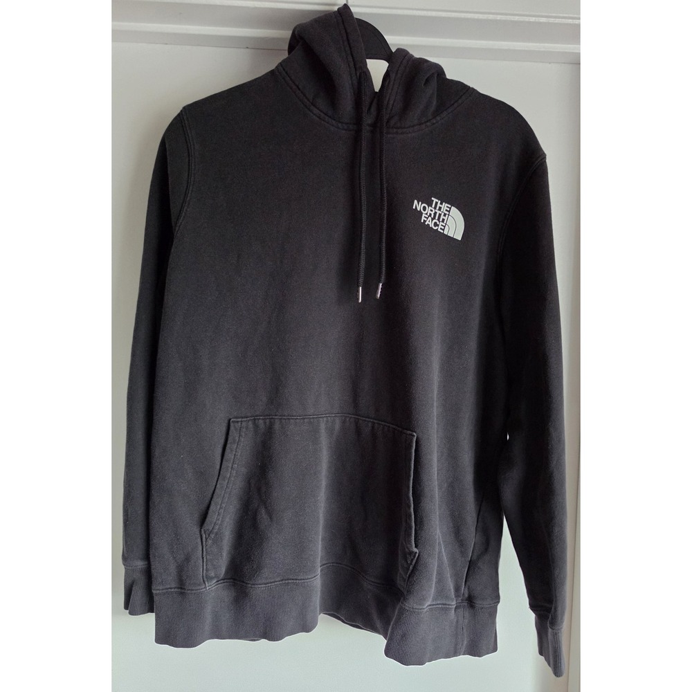 The North Face Hoodie Women XL Black Solid Casual Pullover Sweatshirt Top